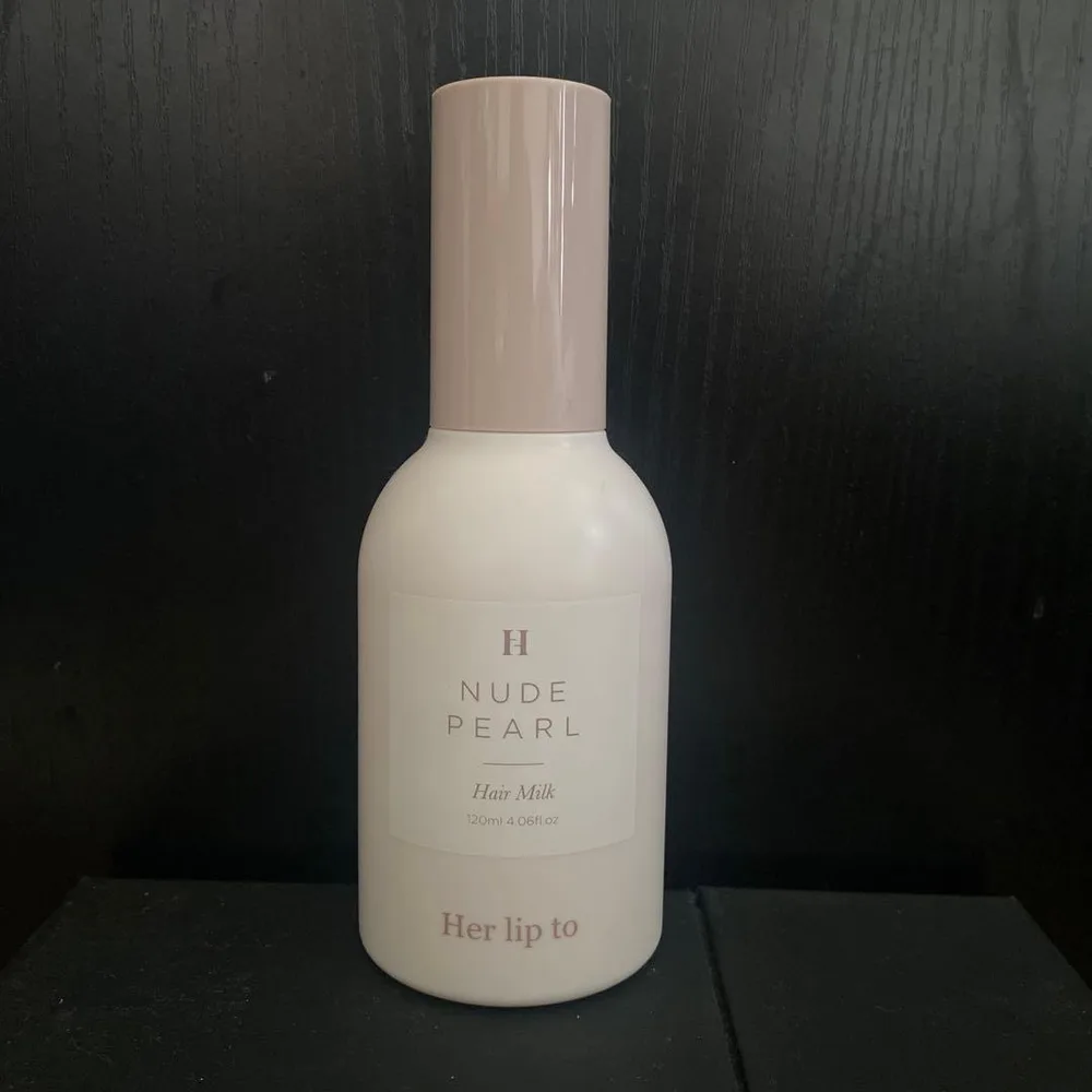 Her lip to NUDE PEARL ヘアミルク
