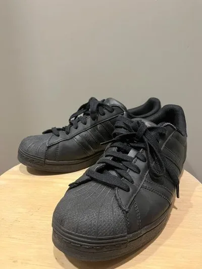 【美品】 アディダス スーパースター ブラック 27.5㎝