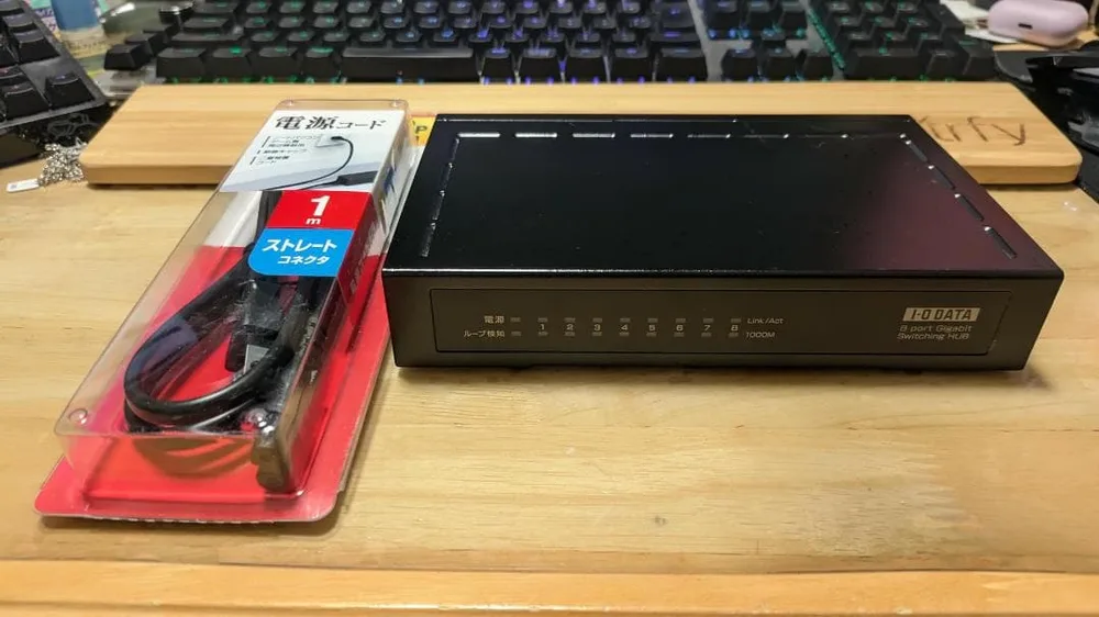 IO DATA スイッチングハブ 8ポート ETG-ESH08NA