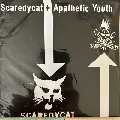 Scaredycat + Apathetic Youth แผ่นเสียง 7 นิ้ว