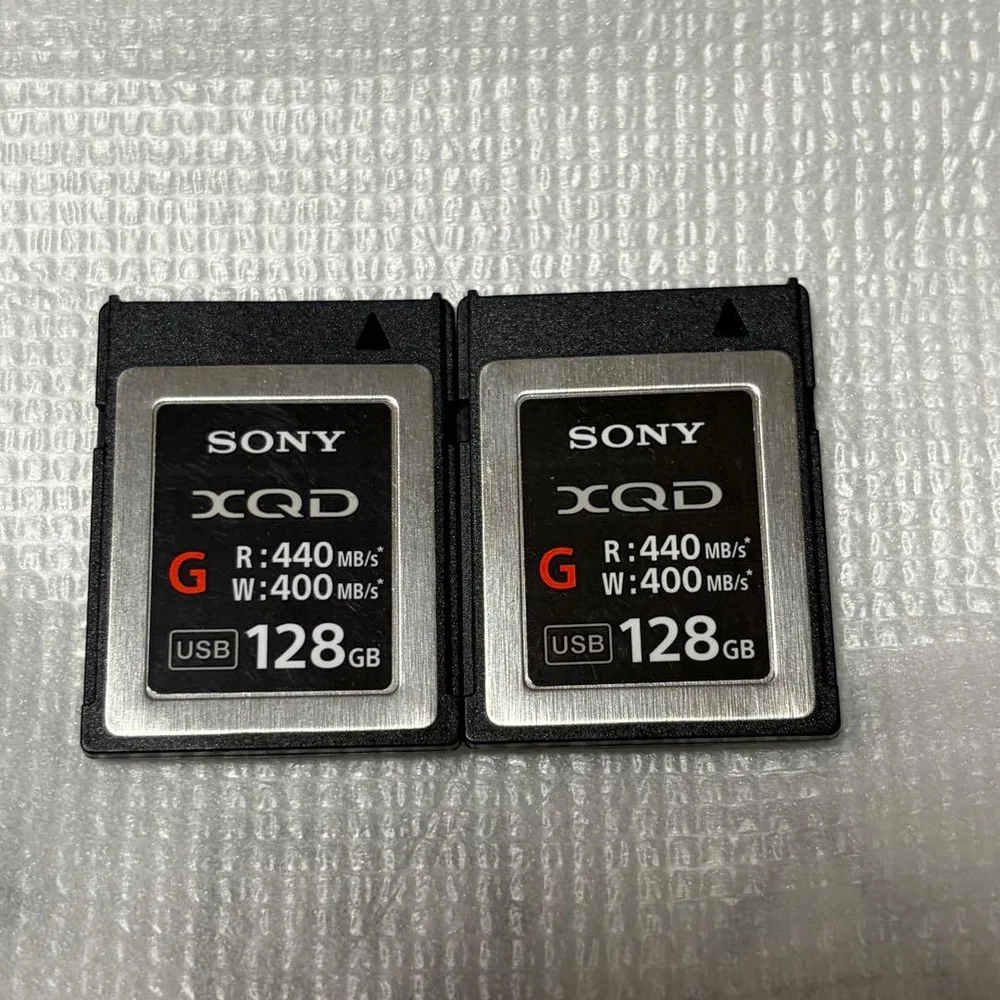 SONY XQDメモリーカード 128GB QD-G128E 本体2個セット