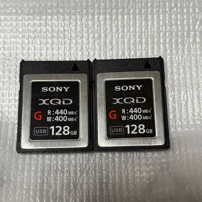 SONY XQDメモリーカード 128GB QD-G128E 本体2個セット