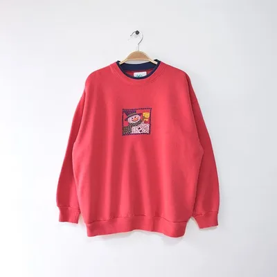 เสื้อสเวตเตอร์พิมพ์ลาย Snowman 90s Snowman Women's L Christmas