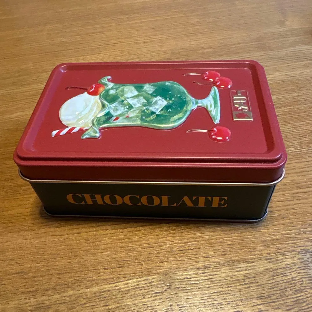 メリーチョコレート アソートメント缶 ミニ レトロ缶 小物入れ