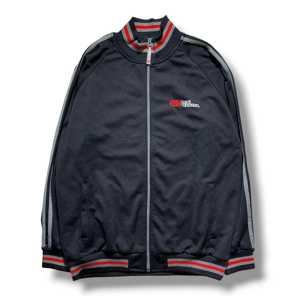 【F3426】ecko function トラックジャケット サイズL ブラック