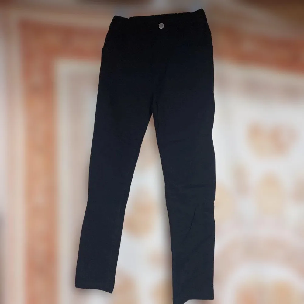 キッズ ロングパンツ 160cm ブラック