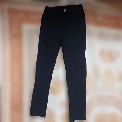 キッズ ロングパンツ 160cm ブラック