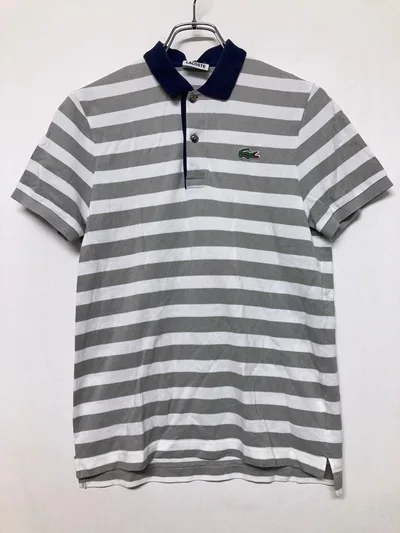 LACOSTE ラコステ EXCLUSIVEボーダー ポロシャツ 半袖 メンズ3