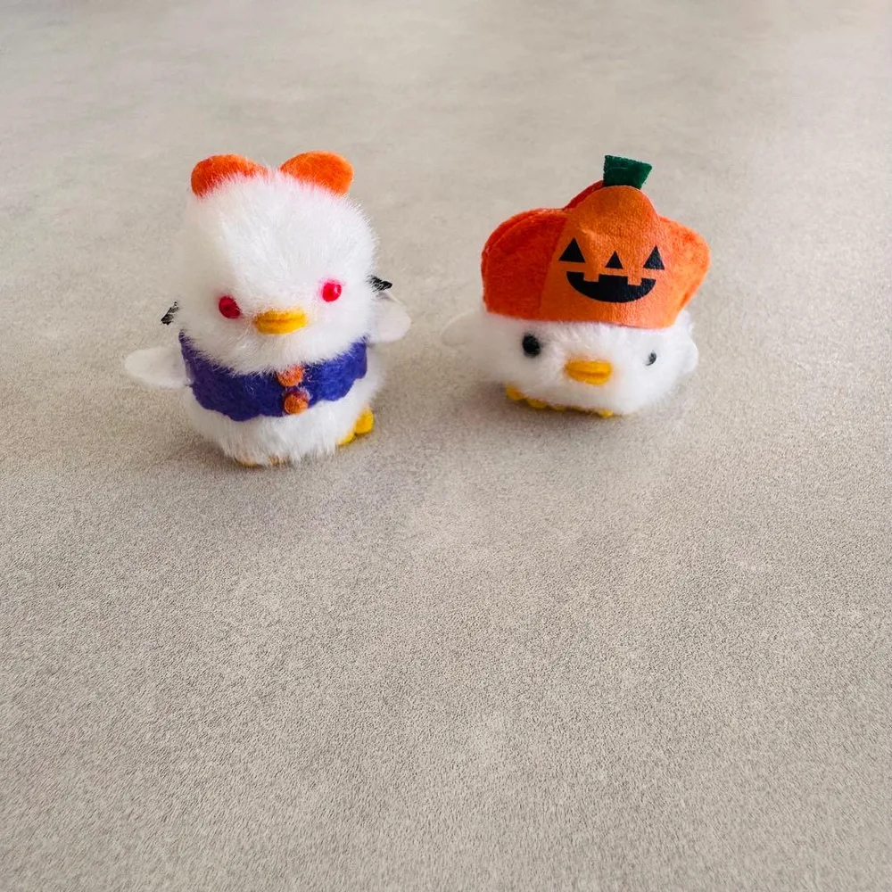 ひよこのおかげ ぴよりーな ハロウィンひよこ 2個 デビル かぼちゃ