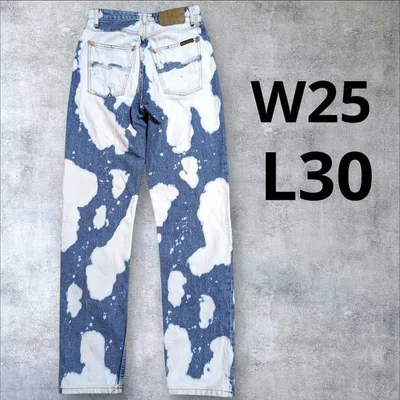 希少 Nudie Jeans Co ブリーチ デニム W25/L30 Y2K