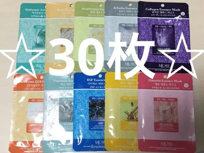 10種類30枚 韓国 MIJIN COSMETICS フェイスマスク パック
