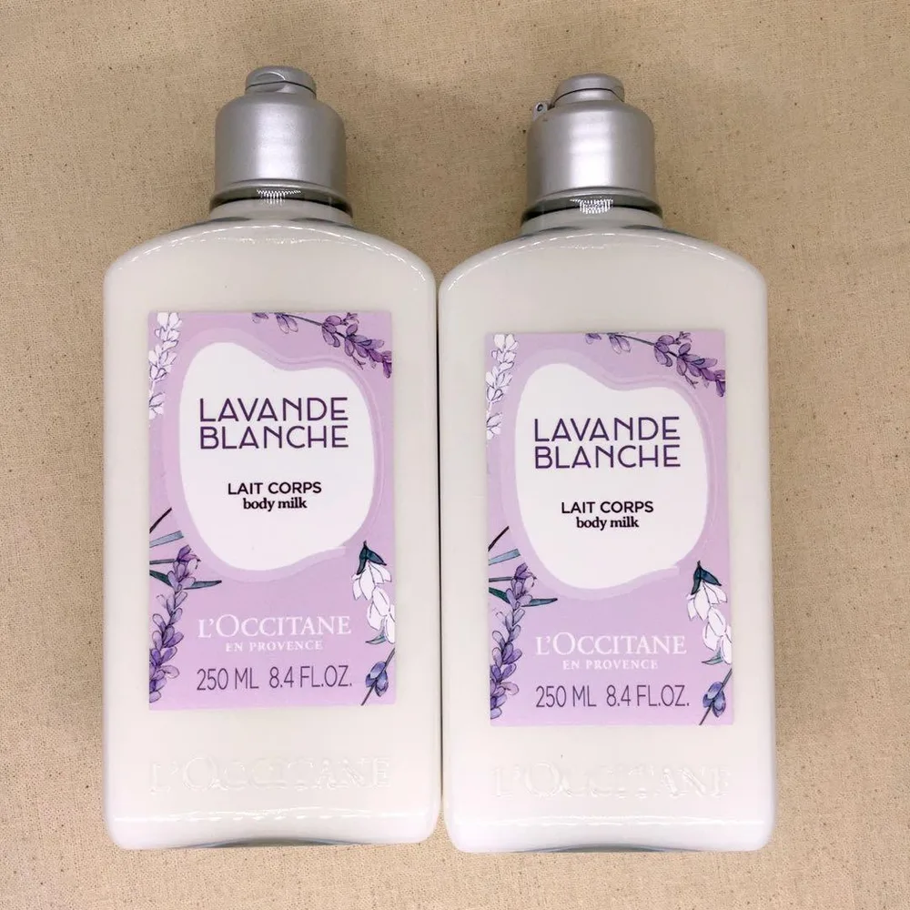 【新品未使用】ロクシタン ホワイトラベンダー ボディミルク 250ml×2本