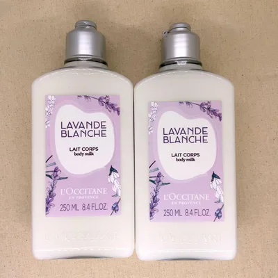 【新品未使用】ロクシタン ホワイトラベンダー ボディミルク 250ml×2本