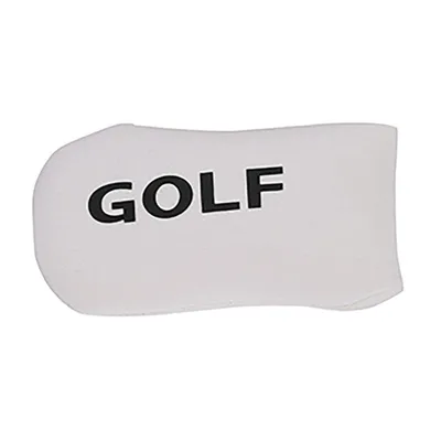 【ホワイト】GOLF ゴルフパターカバー ヘッドカバー