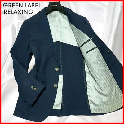 【UNITED ARROWS】美品グリーンレーベル メタル釦 紺ブレ ネイビーM