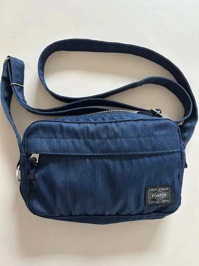 Porter(吉田カバン)メンズデニムショルダーバッグ