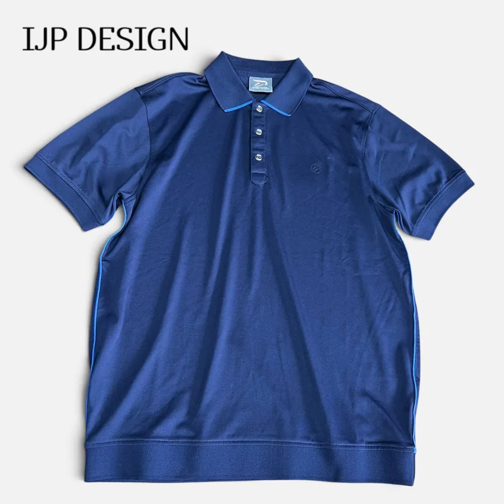 IJP DESIGN ポロシャツ ネイビー Sサイズ 美品 イアンポールター