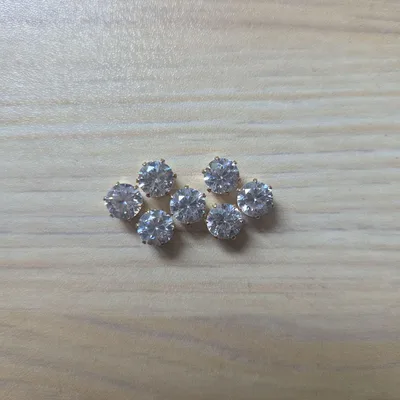 มงกุฎคริสตัล อะไหล่ทอง bijou 7 ชิ้น 6mm