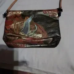 帯リメイク ショルダーバッグ 姫柄