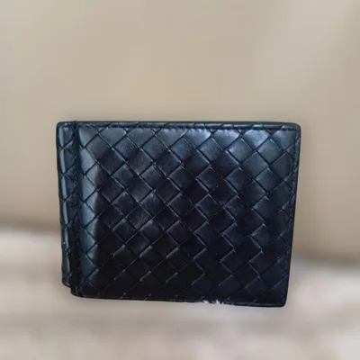 BOTTEGA VENETA イントレチャート マネークリップ ブラック