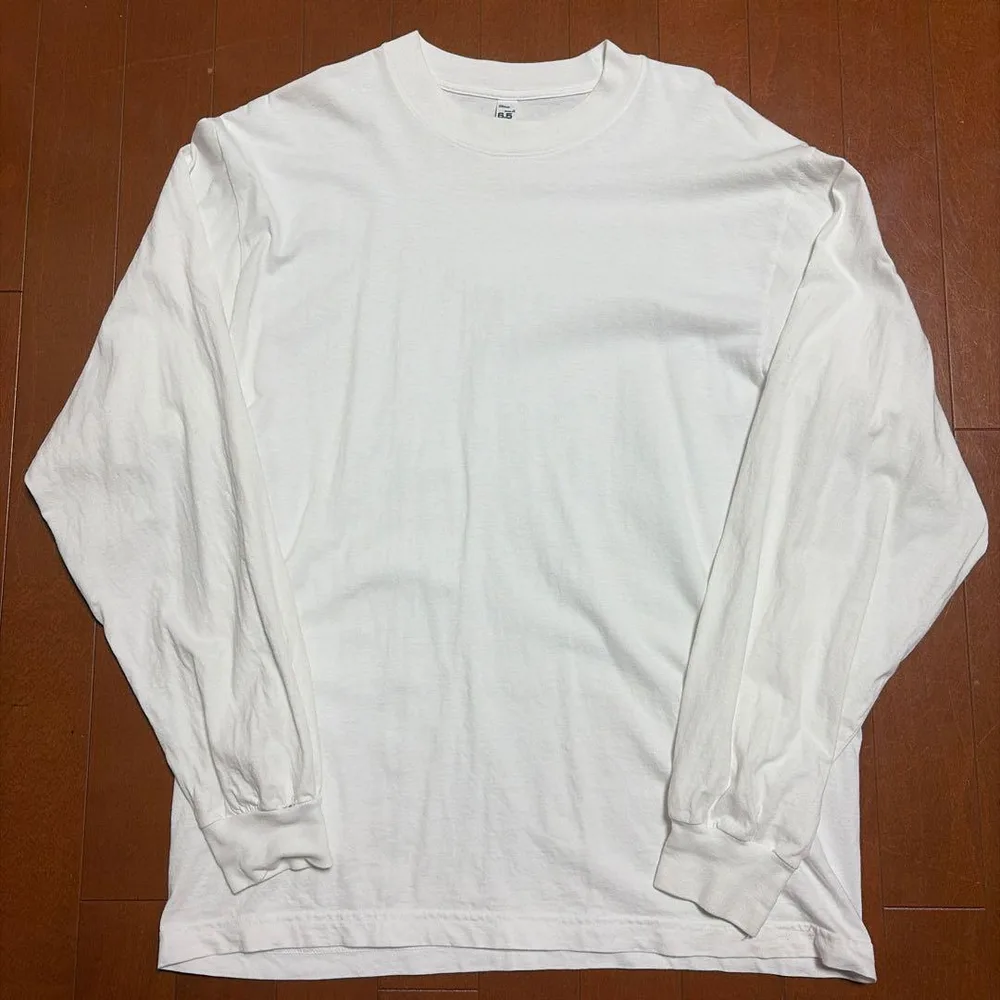 LOS ANGELES APPAREL 長袖Tシャツ ホワイト M