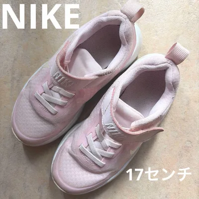NIKE キッズ スニーカー ピンク ベルクロ 17cm