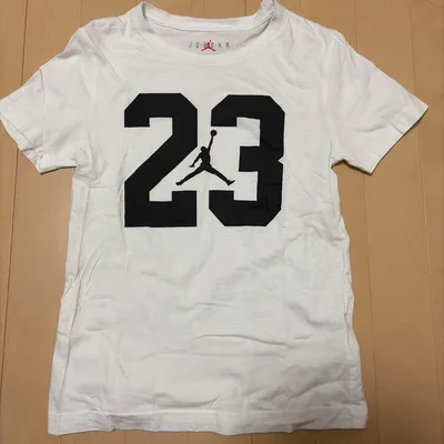 【美品】ジョーダン キッズ Tシャツ Sサイズ 130cm 白 綿100%