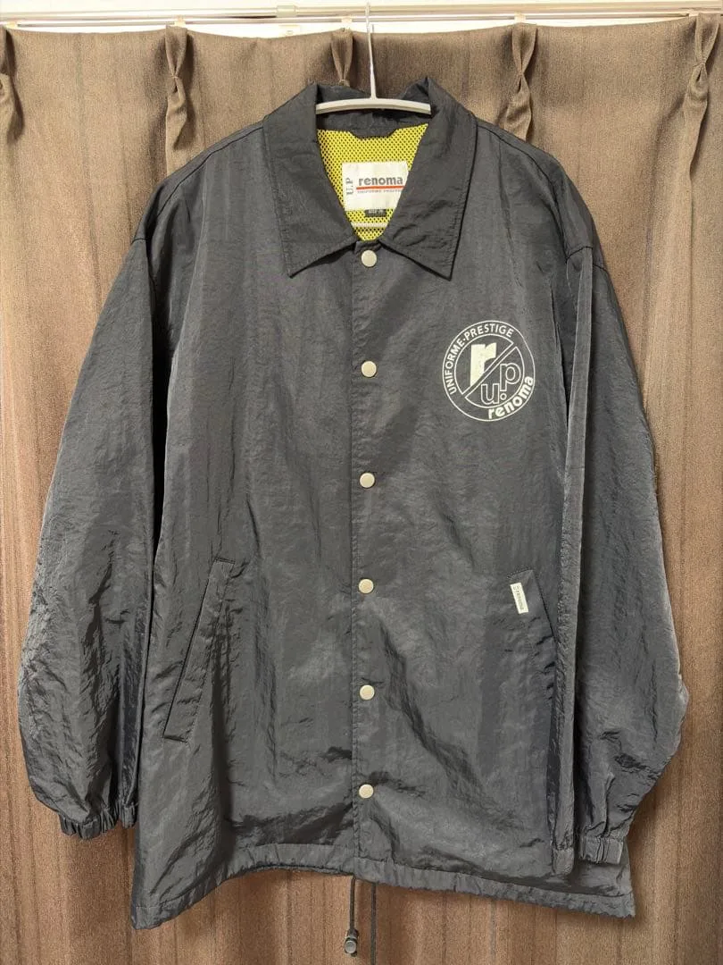 90s【Vintage】UP renoma/コーチジャケット 両面ロゴ フェード