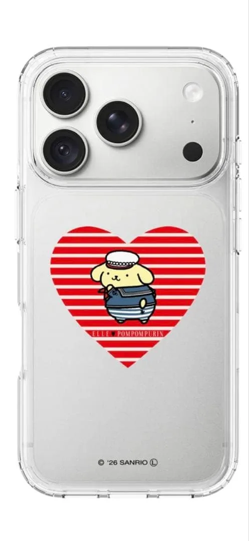 caseplay ポムポムプリン iPhoneケース クリア