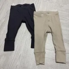 H&M ベビー リブレギンス 2枚セット 68cm