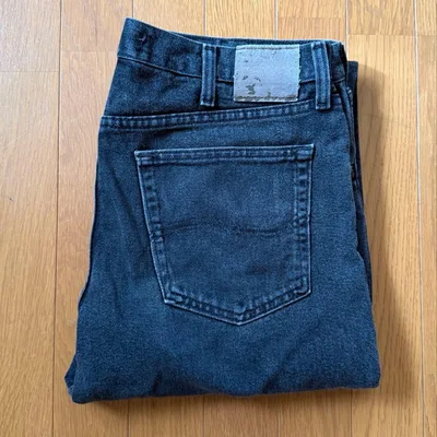 90s LEE リー 先染め ブラック Vintage デニム パンツ