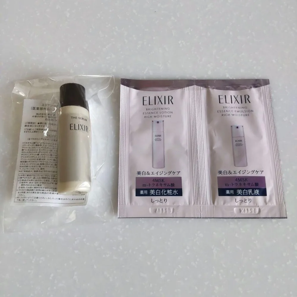 エリクシール ザ セラム aa 美容液 5ml・化粧水・乳液サンプルセット