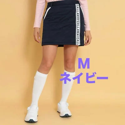 新品 Callaway キルティング 中綿スカート スターストレッチ M