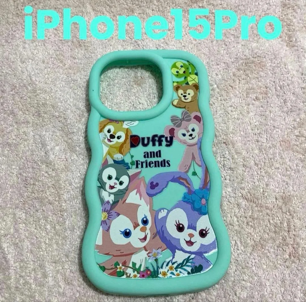 iPhone15Proケース ダッフィー ソフトケース
