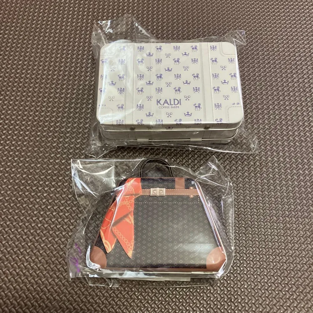KALDI ミニチュア缶 2種セット 中身無し 13日まで出品