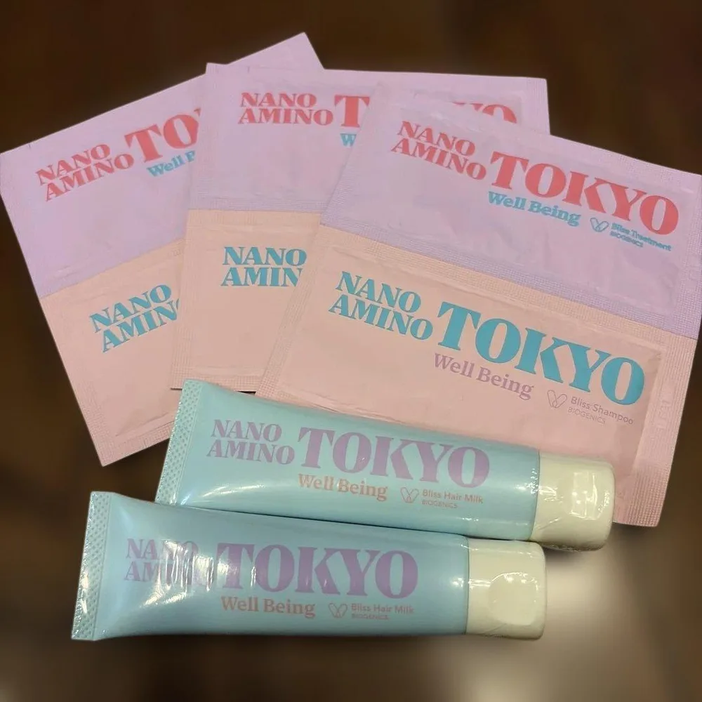 ナノアミノトーキョー シャンプー、リンス、ヘアミルク