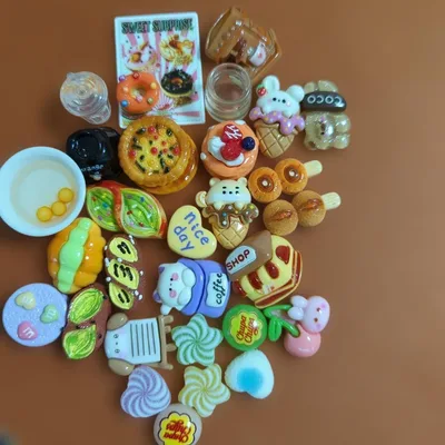 デコパーツ まとめ売り ハンドメイド素材 スイーツ 動物
