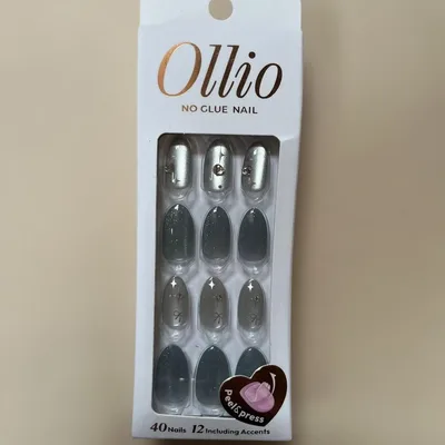 Ollio NO GLUE NAIL ネイルチップ 40枚入り
