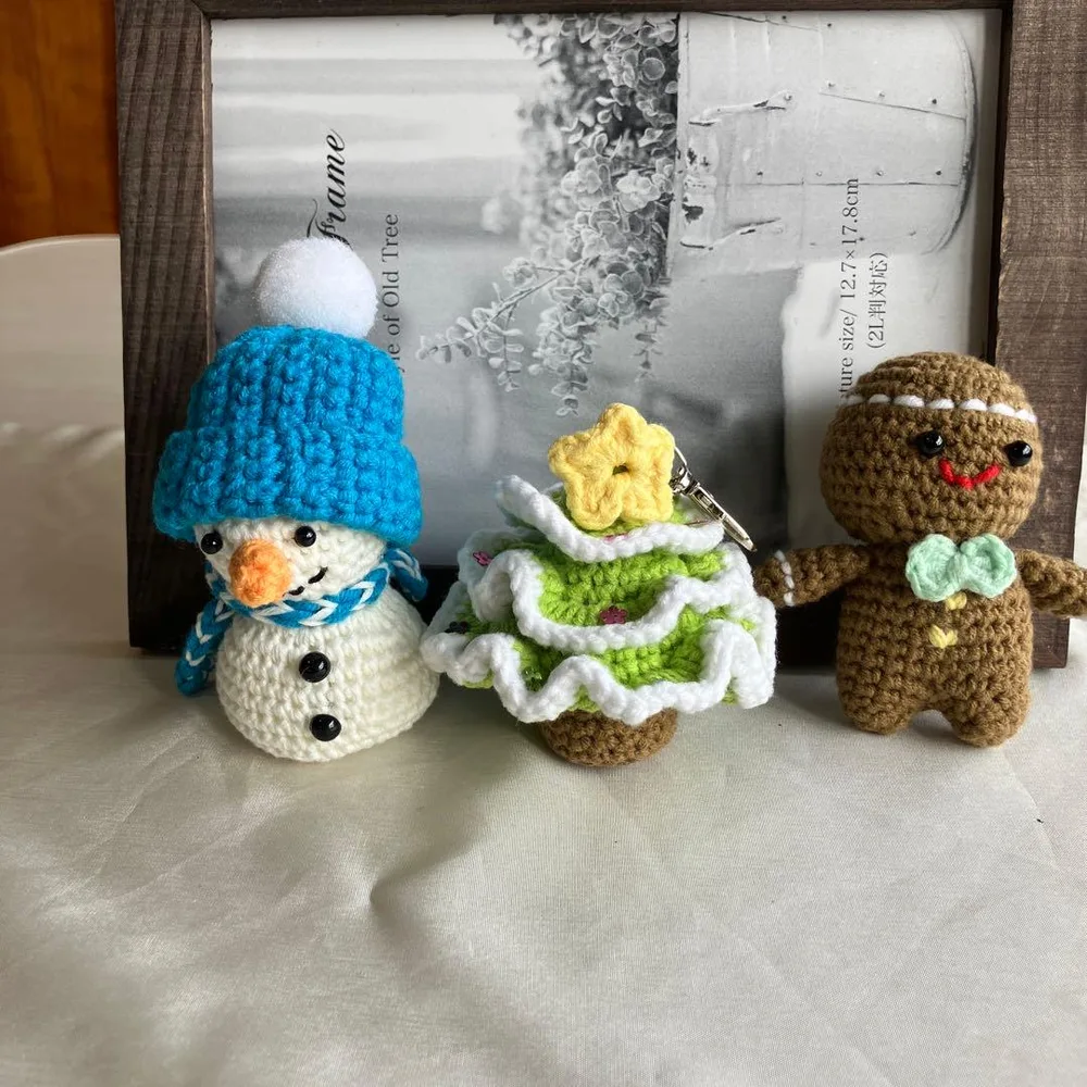 ハンドメイド あみぐるみ クリスマス 3点セット