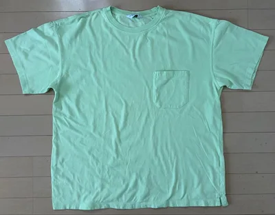 UNUSED ポケットTシャツ ライトグリーン サイズ4