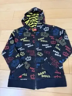 ベビードール 120cm 男女兼用 パーカー アウター 子供 キッズ