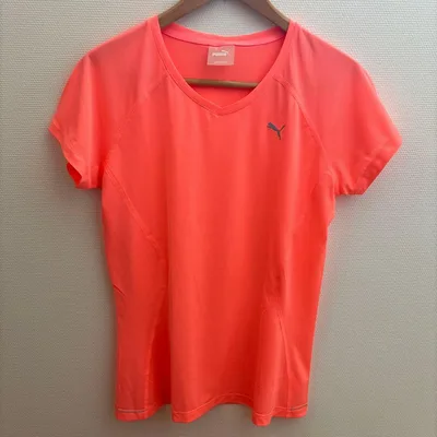 PUMA プーマ 半袖Tシャツ Lサイズ オレンジ
