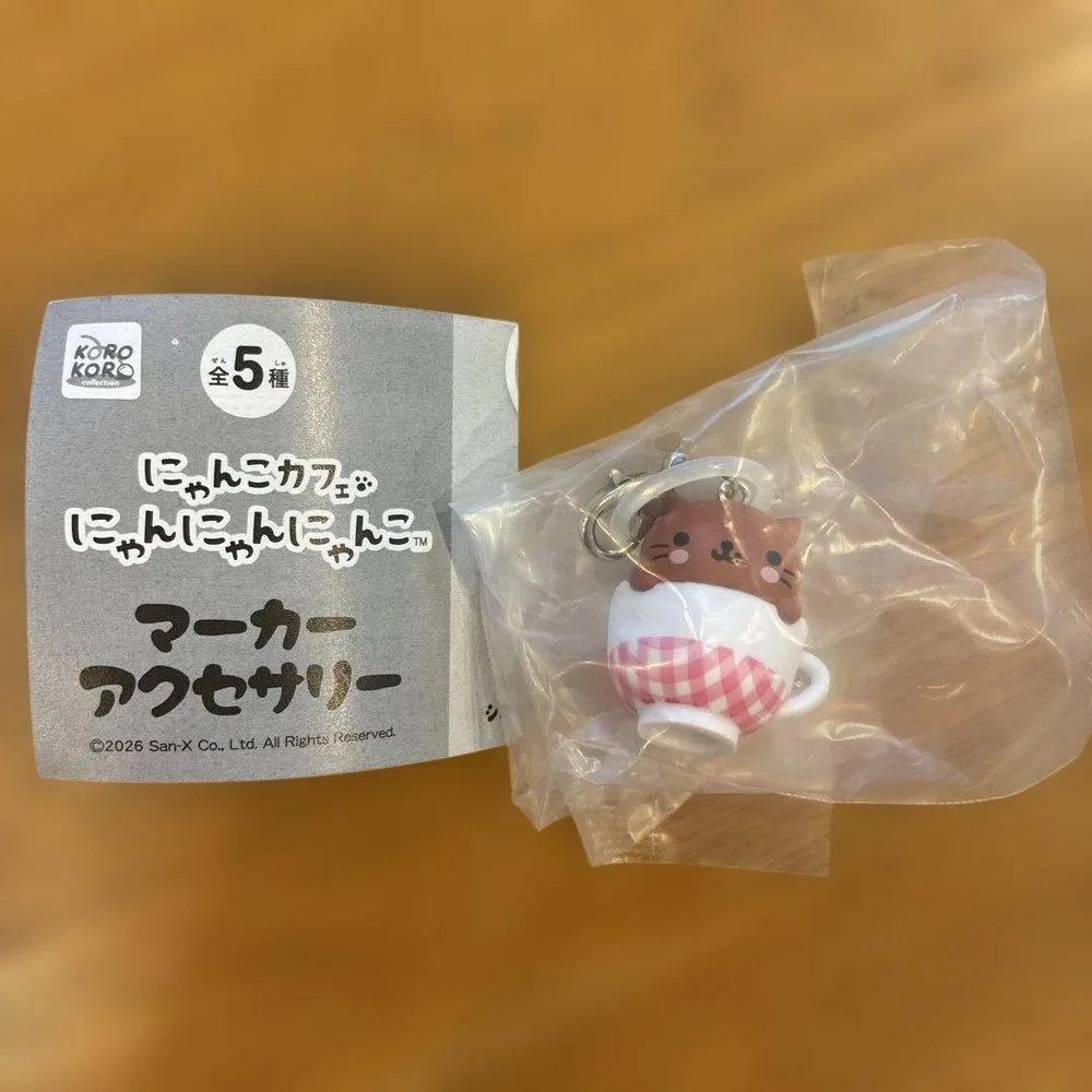 新品✨にゃんにゃんにゃんこ マーカーアクセサリー めじるし ガチャ にゃんこティ