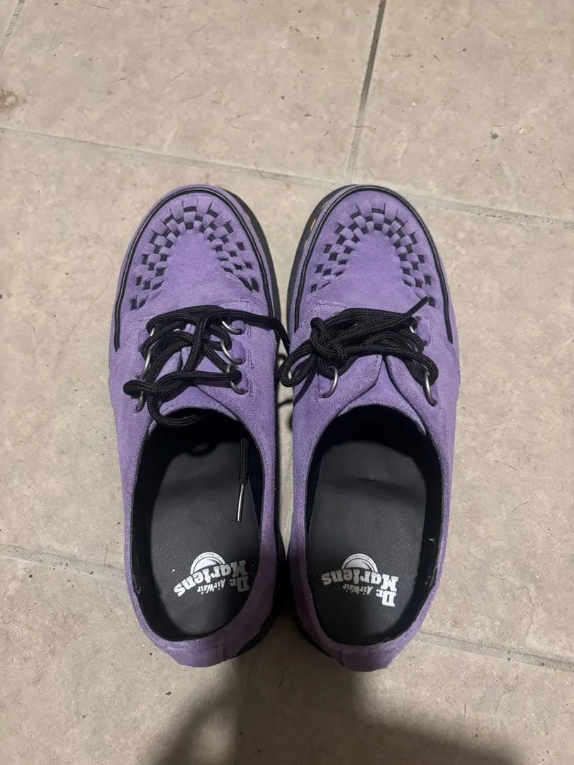 Dr. Martens クリーパーシューズ パープル