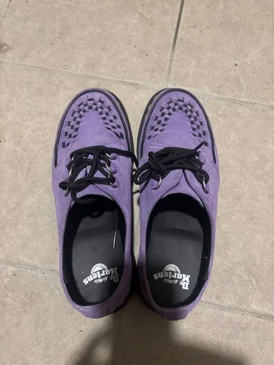 Dr. Martens クリーパーシューズ パープル