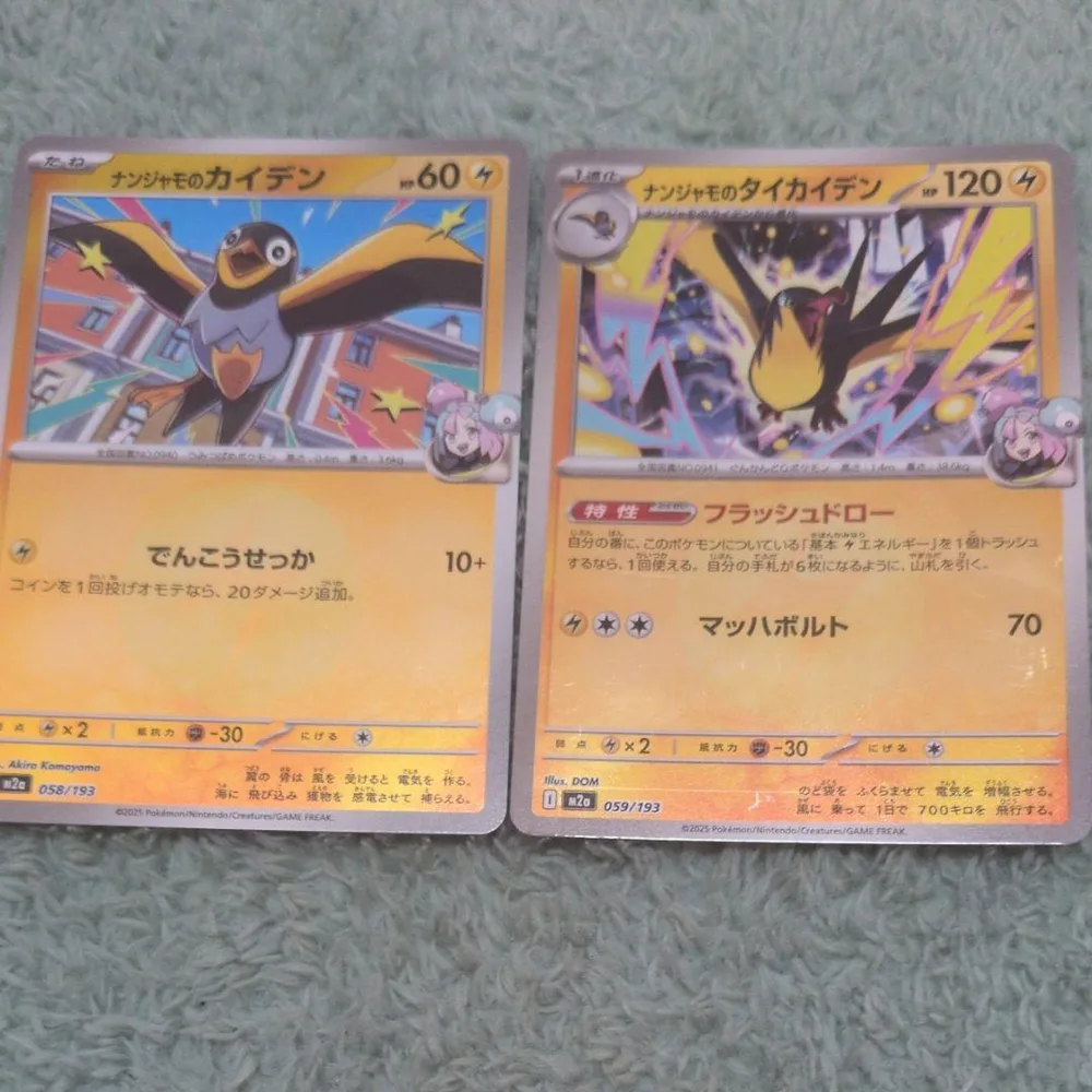 ナンジャモのカイデン&ナンジャモのタイカイデン 2枚セット
