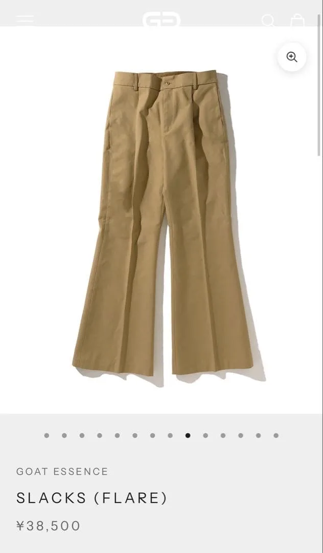 GOAT ESSENCE SLACKS (FLARE) スラックス