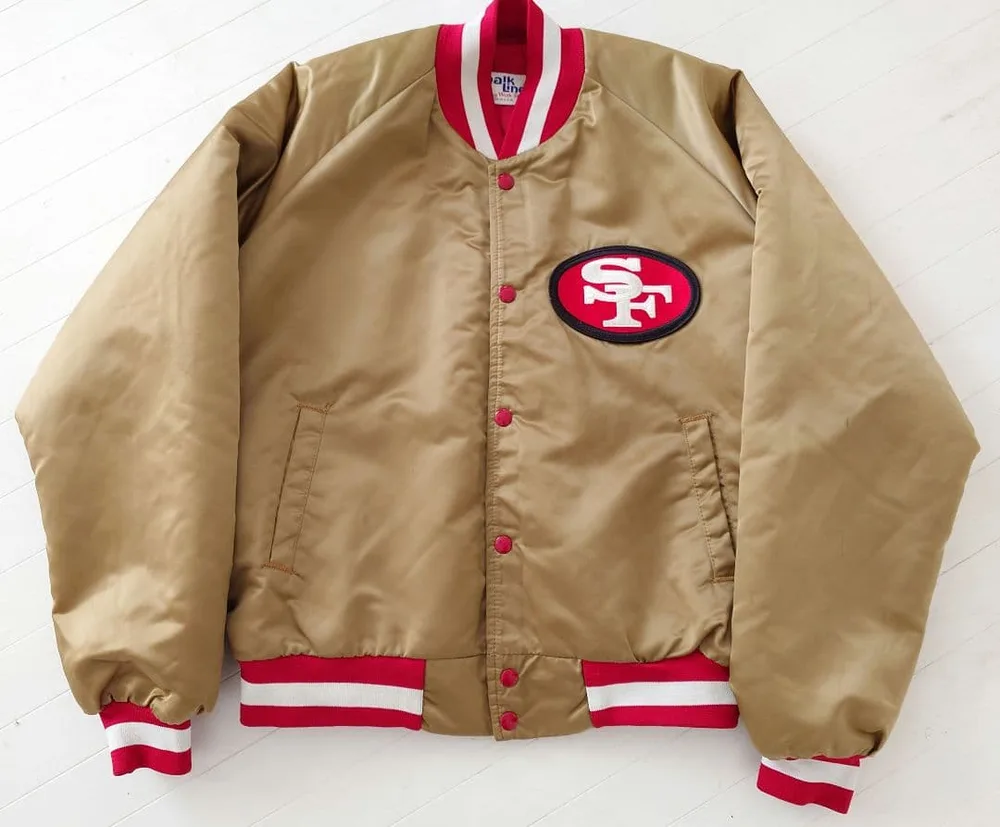 90s chalk line 49ers スタジャンUSA製 長瀬智也着用 L
