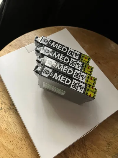 チップス EPSON 互換 プリンター インク カートリッジ 黒 メダマヤキ