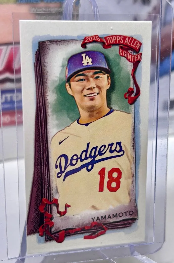 山本由伸 ミニ ロゴバック 2026 Topps Allen & Ginter